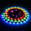 1M 2M 6W 12W IP20 WS2812 IC SMD5050 Non-waterproof Module Bead Tilt 45 RGB LED Strip Light DC5V
