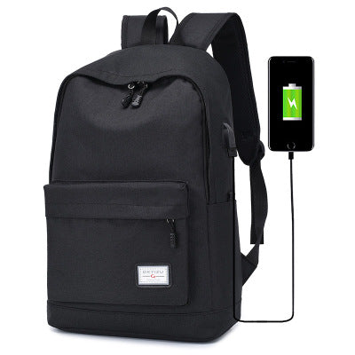 DXYIZU USB Charging Backpack Youth Fashional College Wind Bag Outdoor Travel Laptop Bag