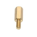 Suleve M3BH3 100Pcs M3 10mm+6mm Male-Female Brass Hex Standoffs Support Spacer Pillar for PCB Board