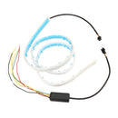 120cm 10W LED Flow Type Car Tailgate Trunk Lights Strip Bar Running Brake Reverse Turn Signal Flash
