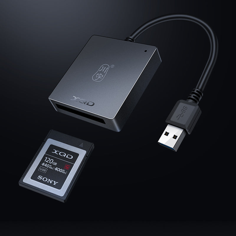 USB3.1 Gen1 XQD USB Card Reader Memory Card Adapter 4K High Transmission 300Mb/s for Sony M/G Series