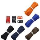 IPRee 5Pcs/set Outdoor EDC DIY Paracord Parachute Rope Cord Lanyard Survival Bracelet Knit Weaving Toos Kit With Buckle