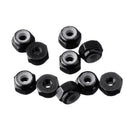 10Pcs M2 Manual Knurled Thumb Aluminum Alloy Screw Nut Spacer Flat Washer