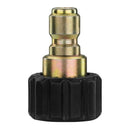 Female M22 x 3/8 Inch Male Plug Quick Connect Connector for Pressure Washers