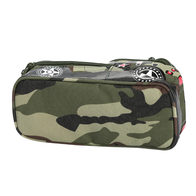 Large Capacity Creative Camouflage Off-road Car Vehicle Shape Stationery Organizer Zipper Pen Pencil Bag Anti-theft Pencil Case