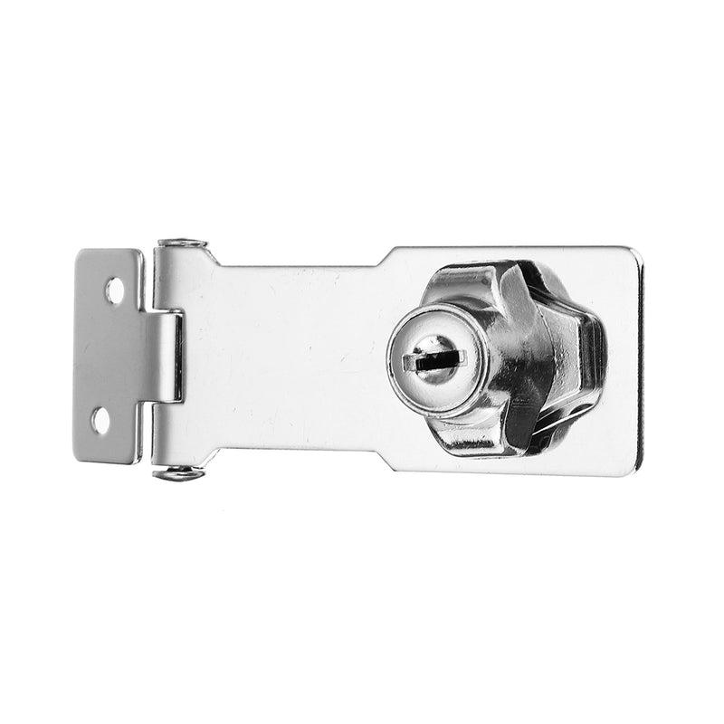 2.5/3/4 Inch Garage Shed Gate Door Hasp Lock Staple Security Key Locking