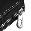Universal Genuine Leather Car Key Case/Bag Zipper Holder Organizer with Keychain Ring 4 Colors