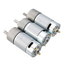 Chihai GM37-550 12V 330/550/1650rpm Reduction Gear Carbon Brush High Torque DC Geared Motor