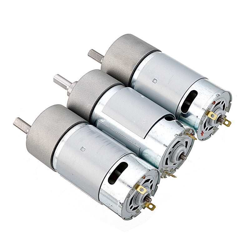 Chihai GM37-550 12V 330/550/1650rpm Reduction Gear Carbon Brush High Torque DC Geared Motor