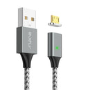 RAXFLY 2.1A Magnetic Braided Micro USB Fast Charging Data Cable 2M For Xiaomi Redmi Note 5 5 Plus S7
