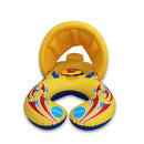 IPRee  Baby Swimming Pool Water Float Inflatable Children Safety Ring Seat Canopy