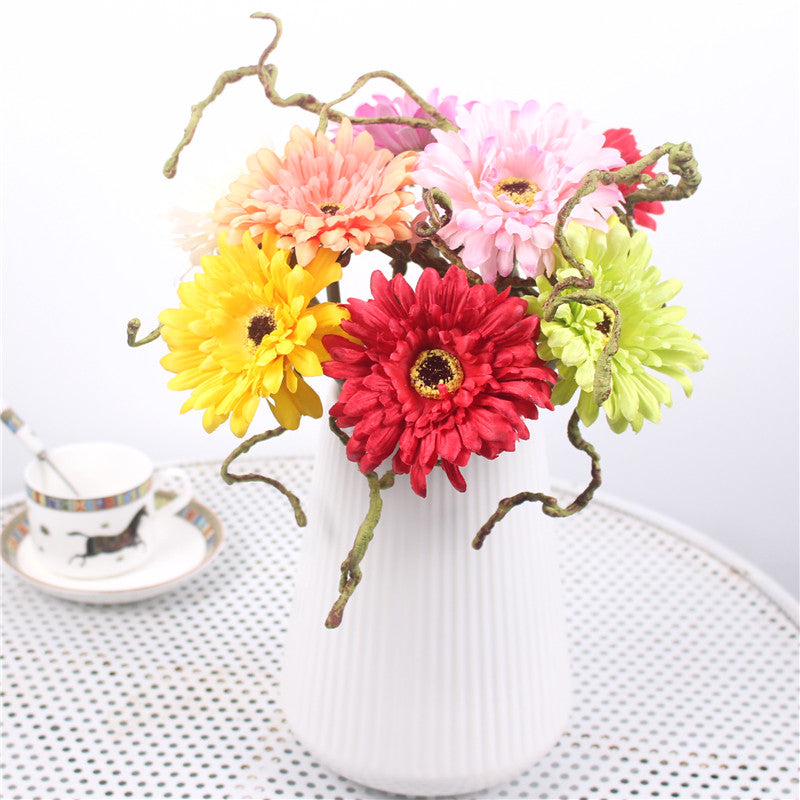Artificial African Chrysanthemum Flower For Wedding Decorations Silk Daisy Fake Flower Party Home
