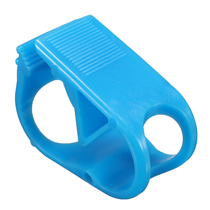 5pcs Plastic Pinch Clamp Siphon Hose Flow Control Valve Tube Clamp Medium White/Black 7.5 MM