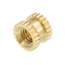 Suleve M3BN3 100pcs M3x4x5mm Metric Threaded Brass Knurl Round Insert Nuts