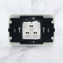 LyRay Israel Standard 118 Type Power Socket With Three Holes AC 250V 16A Wall Power Socket Power Outlet