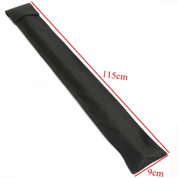 45 Inch (115cm) Black Pool Cue Bag for 3/4 Billiard Stick Storage Fishing Rod Case