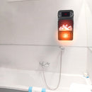 XMUND SH04 500W 220V-240V Wall-mounted Heater Temperature Display Winter Warmer Desktop Heating Fan EU Plug With Remote Control