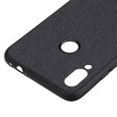 Bakeey Luxury Fabric Splice Soft Silicone Edge Shockproof Protective Case For Xiaomi Redmi Note 7