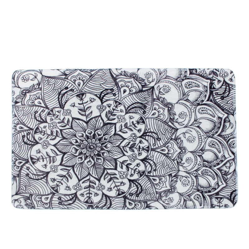 50x80cm Abstract Flower Anti-Slip Door Mats Floor Rug Living Room Carpet Bathmat