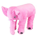 30x35cm Baby Lumbar Pillow Long Nose Elephant Doll Pillow Soft Plush Stuff Toys