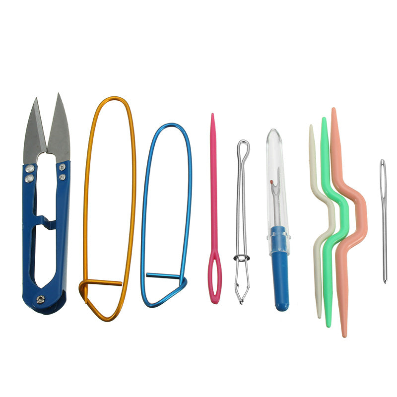 Yarn Sewing Knit Tools Set Crochet hooks Craft Needles Stitches Knitting Kit