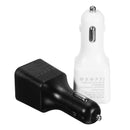 Car 3 USB Charger Negative Ion Ionizer Oxygen Generator Cleaner Air Purifier
