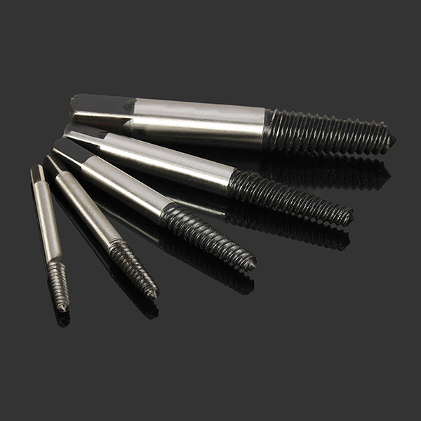 5/6pcs 4mm-25mm Damaged Nut Screw Extractor Set Bolt Stud Remover Tool Kit