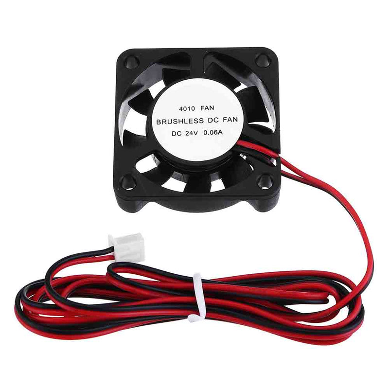 Anet 24v 0.06A 40mmx40mmx10mm Brushless Cooling Fan with Cable for 3D Printer