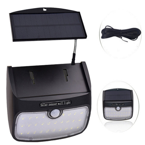 Solar 48 LED Detachable Motion Sensor Waterproof Wall Light Outdoor Security Lamp