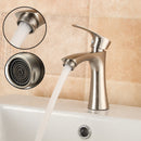 G1/2'' Zinc Alloy Bathroom Basin Mixer Faucet Single Drawing Process Cold One Handle Tap