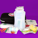 Outdoor Fishing Folding Solar Light IPX7 Waterproof Powered LED Lantern Silicone Bottle