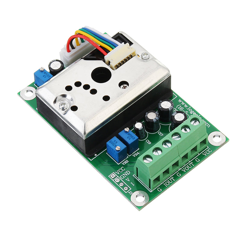 PM2.5 Detector Dust Transmitter High Precision Dust Sensor Module Dust Concentration 0-10V 4-20mA Ou
