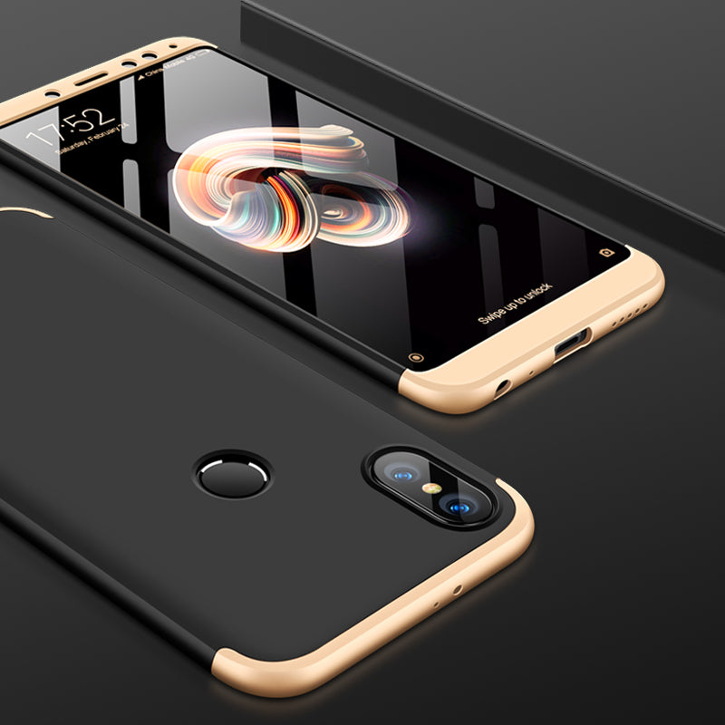 Bakeey 3 in 1 Double Dip 360 Full Protective Case For Xiaomi Redmi Note 5/ Xiaomi Redmi Note 5 Pro