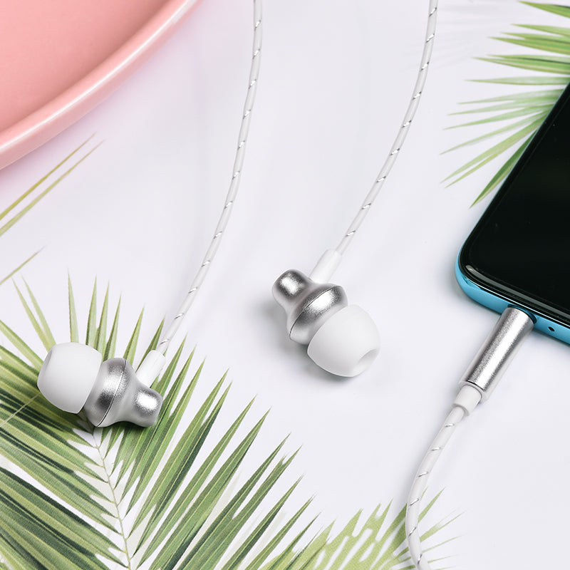 BOROFONE BM42 Universal Wired In-ear Earphone Earbuds with Mic for Xiaomi iPhone