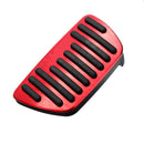 2Pcs Aluminium Alloy Car Interior Brake Accelerator Pedal Cover Trim Pad Red for Toyota Camry 8th 2018