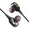 Double Dynamic bluetooth Earphone Wireless Stereo IPX7 Waterproof Sports Headset Headphones With Mic for Xiaomi Huawei