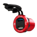 General QC3.0 Aluminum Alloy with Voltmeter USB Charger