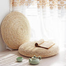 Mrosaa Natural Straw Washable Tatami Cushion Floor Seat Cushions Mat Round Thicken for Meditation Yoga Window Pad Chair Cushion Sitting Home Decor