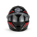 BYB Motorcycle Full Face Helmet HD Anti-fog Lens Breathable Unisex Universal With Neck Protection