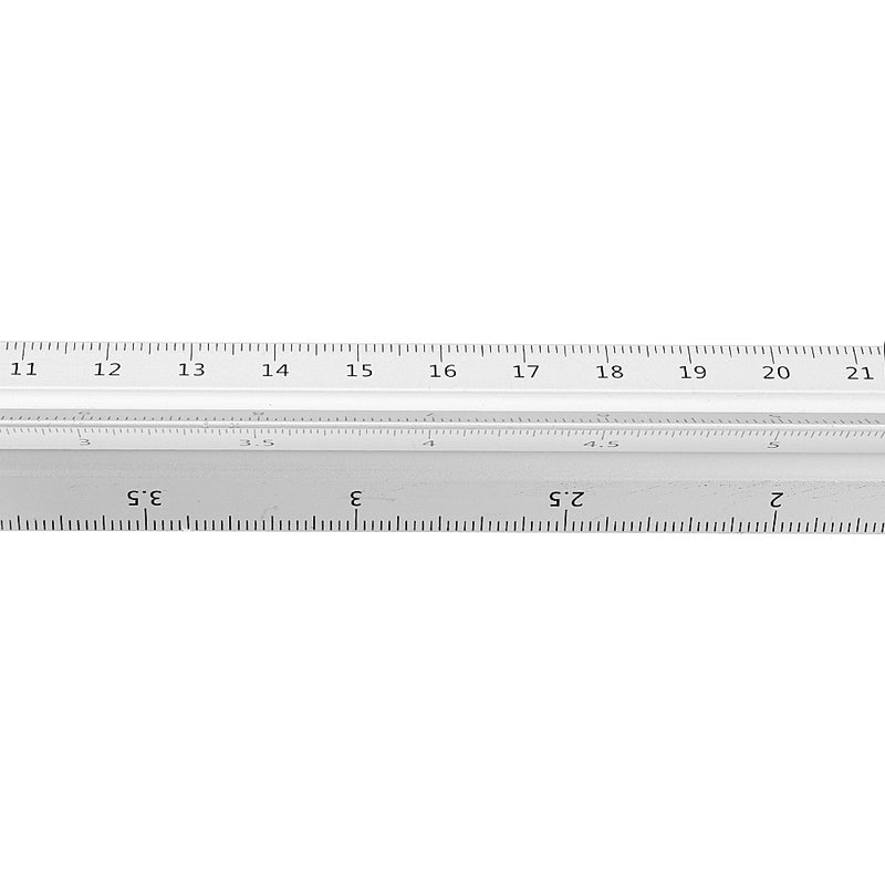 300mm Aluminium Triangle Scale Angle Ruler Architect Engineer Technical Ruler Measuring Gauging Tool