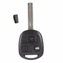 Car 3 Button Uncut Ignition Key Keyless Entry Remote Fob 4C Chip for Lexus GS300