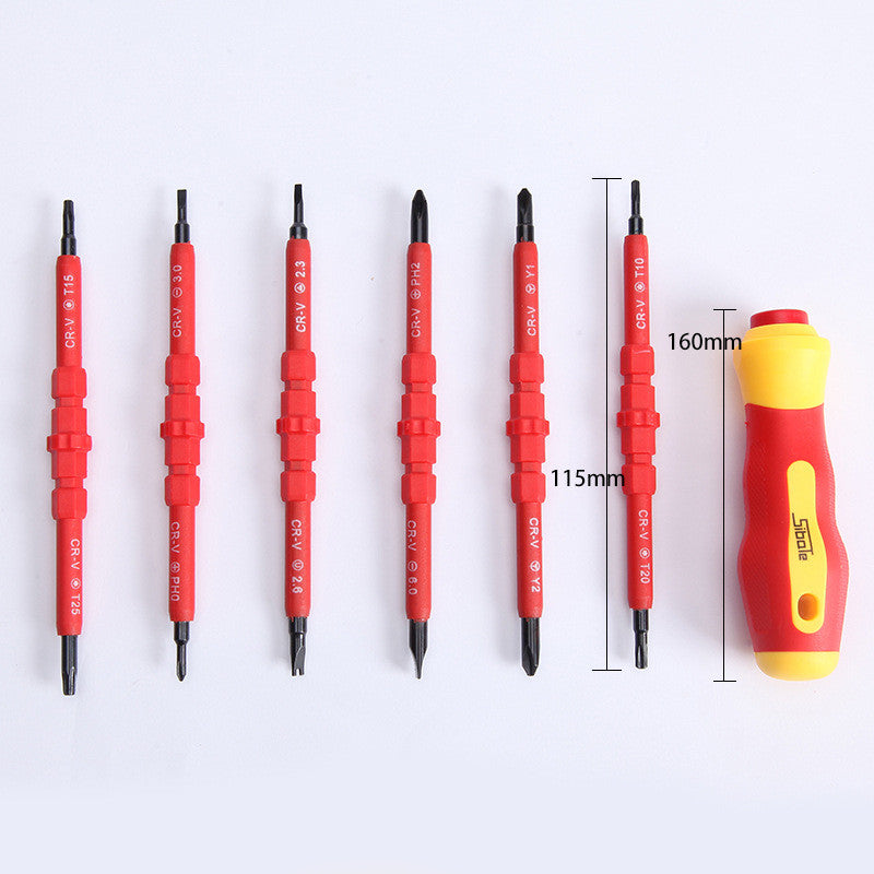 500V Insulated Electrician Screwdriver Set Multifunctional Screwdriver Set Insulation Screwdriver