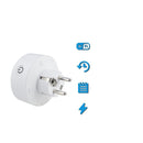 125V 1250W Rated Power 70x50mm Smart Plug Socket Work with Alexa/ Echo Socket Connector