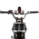 Pair22/28mm 0.87/1.1in Motocross Dirt Bike Motorcycle Handlebar Riser Heightening Device Heightened