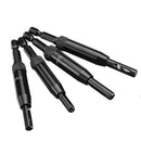 Drillpro Aluminium Alloy Self Centering Door Hinges Drill Bit Hole Puncher Woodworking Reaming Tool Countersink Drill Bit