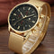 WWOOR 8862 5ATM Waterproof Chronograph Men Wrist Watch Full Steel Clock Quartz Watch