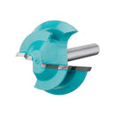 Drillpro 1/4 Inch Shank 45 Degree Lock Miter Router Bit 1-1/2 Inch Cutting Diameter Tenon Woodworking Cutter