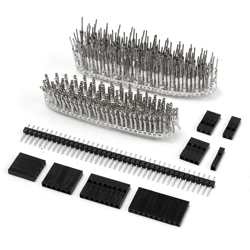 Geekcreit 1450pcs 2.54mm Male Female Dupont Wire Jumper With Pin Header Connector Housing Kit