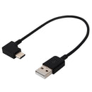USB3.1 Quick Charge 90 Degree Type C  Data Charging Sync Cable 27CM for Macbook Xiaomi Samsung Letv