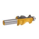 Drillpro 1/2 Inch Shank Architectural Cemented Carbide Molding Router Bit Trimming Wood Milling Cutter